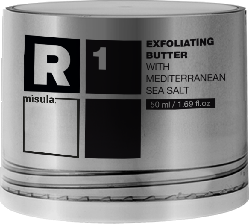 R1 Burro esfoliante al sale marino mediterraneo